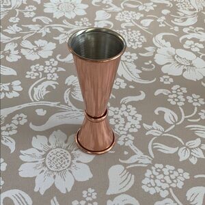 Copper Jigger with Silver Interior
